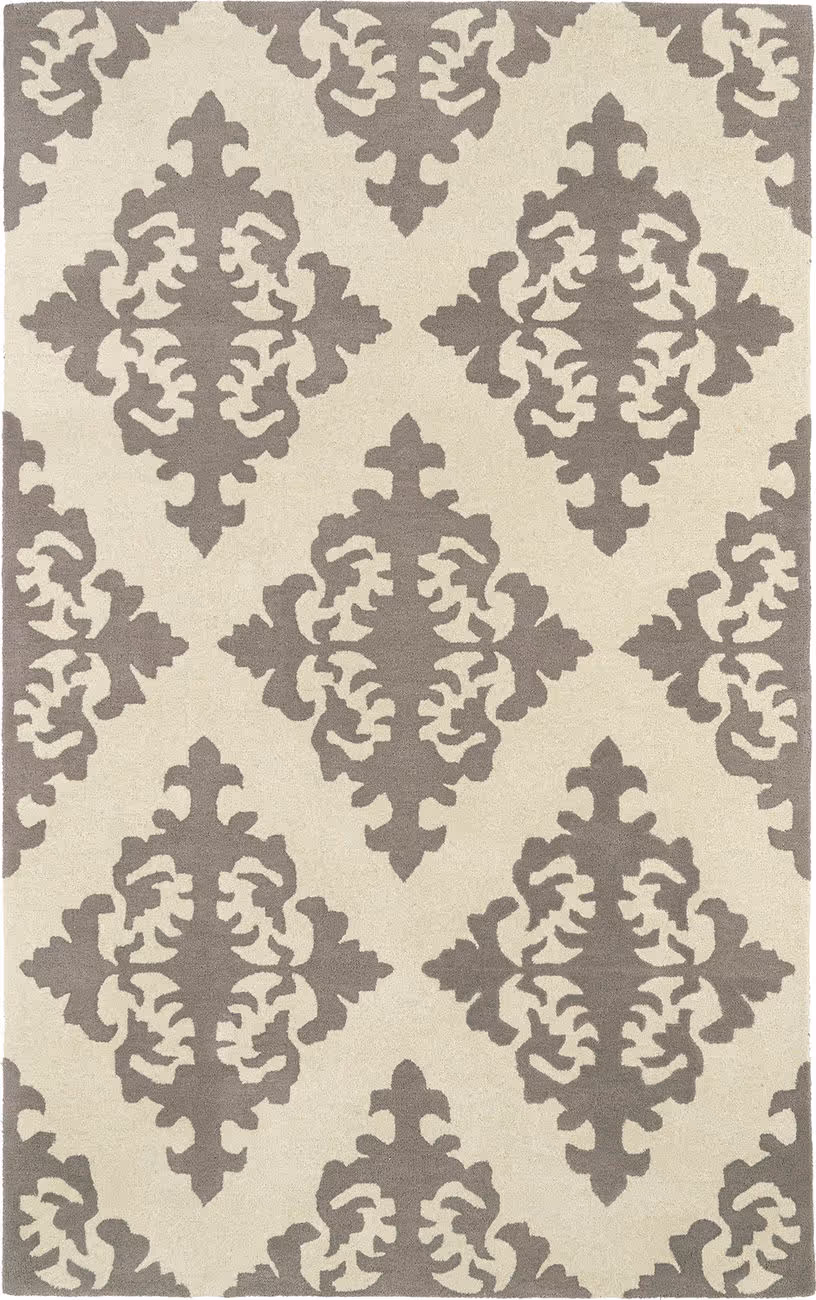 Modern Loom Evolution Light Brown Patterned Modern Rug