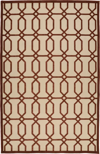 Modern Loom Fresh Air Terracota Outdoor Patterned Modern Rug 2 Product Image