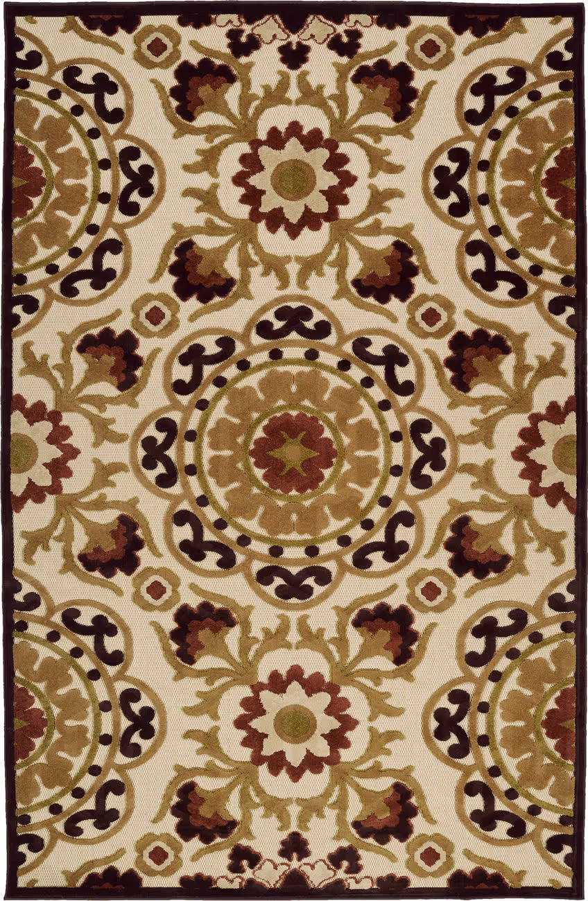 Modern Loom Fresh Air Beige Outdoor Transitional Rug