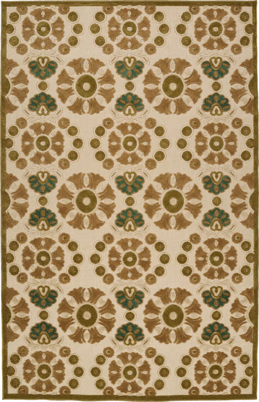 Modern Loom Fresh Air Beige Outdoor Transitional Rug 3