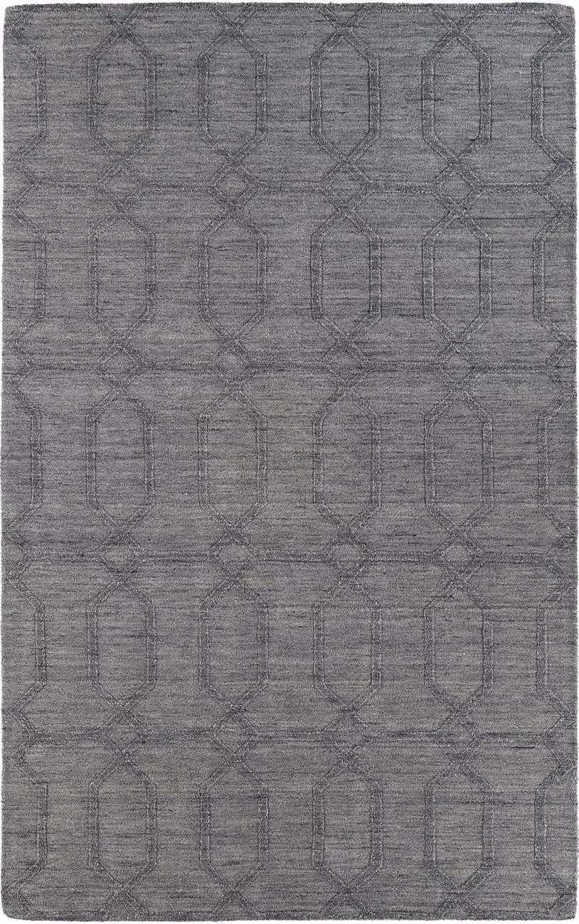 Modern Loom Imprints Hand Tufted Grey Patterned Modern Rug