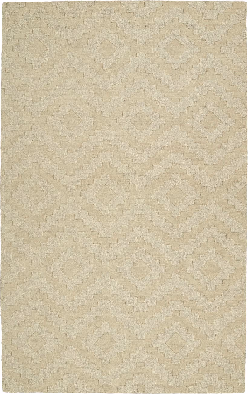 Modern Loom Imprints Hand Tufted Sand Patterned Modern Rug