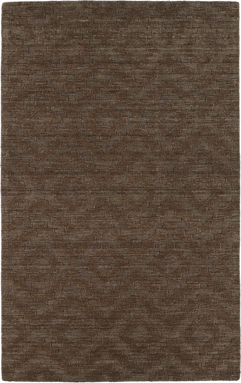 Modern Loom Imprints Chocolate Patterned Modern Rug 2