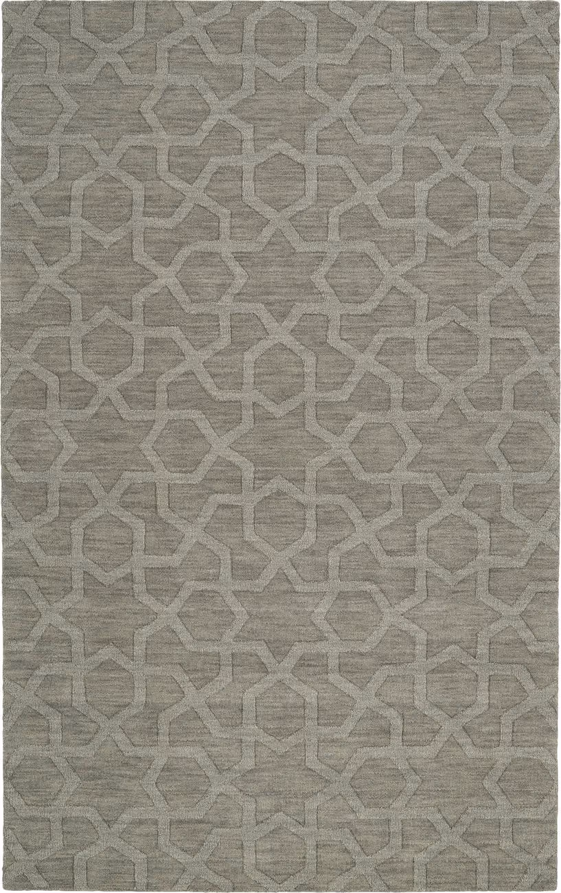 Modern Loom Imprints Hand Tufted Grey Patterned Modern Rug 2