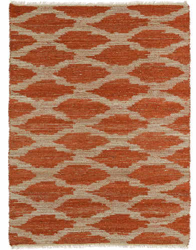Modern Loom Kenwood Flatweave Paprika Patterned Modern Rug Product Image