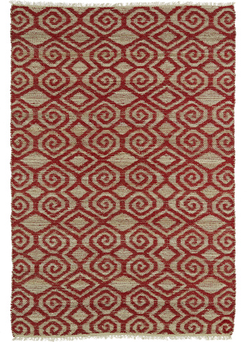 Modern Loom Kenwood Flatweave Red Patterned Modern Rug Product Image