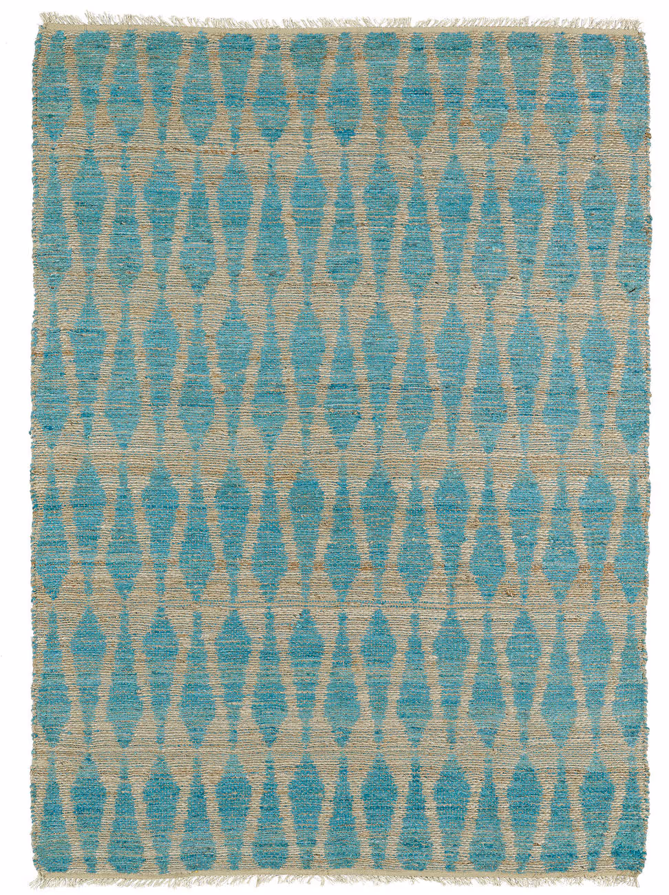 Modern Loom Kenwood Flatweave Teal Patterned Modern Rug 2
