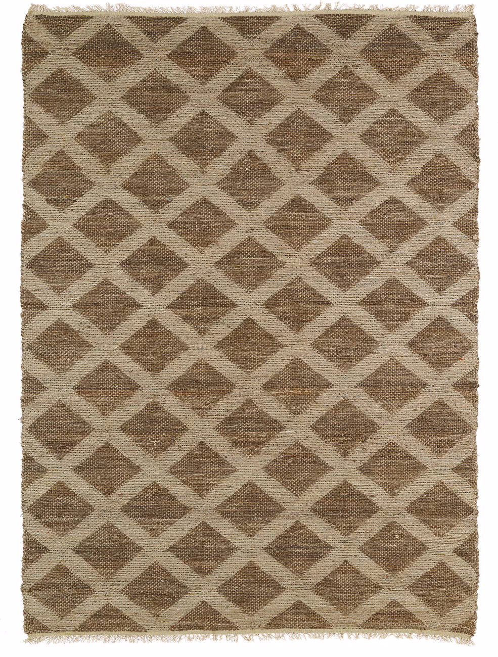 Modern Loom Kenwood Chocolate Patterned Modern Rug