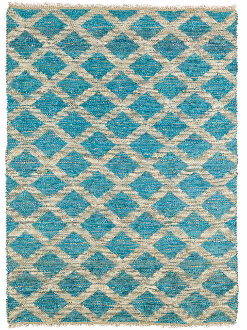 Modern Loom Kenwood Flatweave Teal Patterned Modern Rug 3