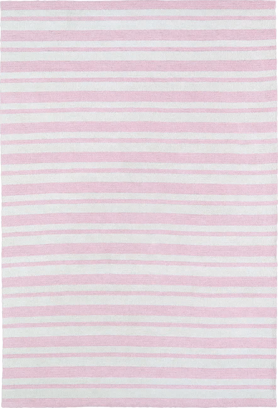 Modern Loom Lily & Liam Pink Striped Modern Rug