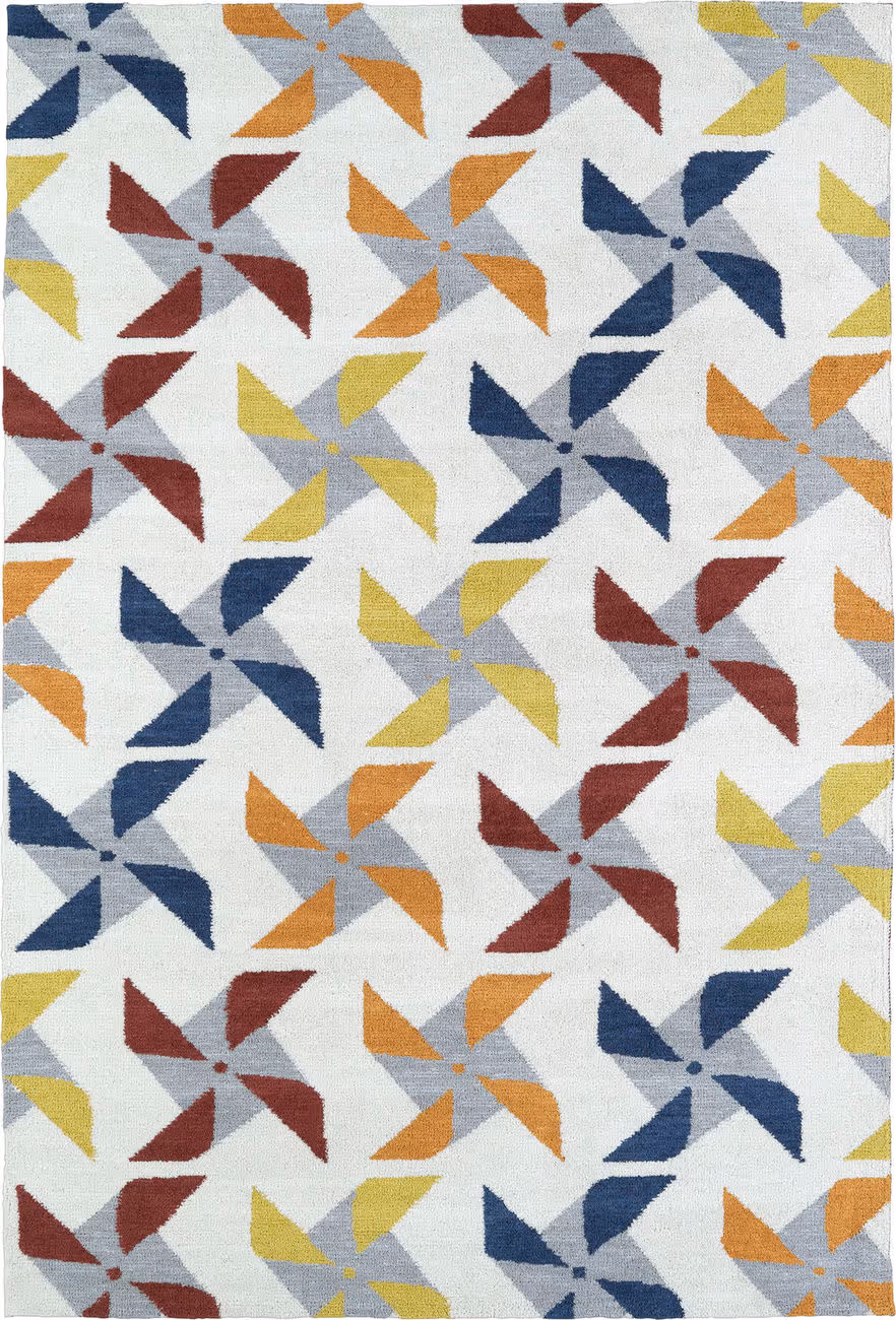Modern Loom Lily & Liam Ivory Patterned Modern Rug