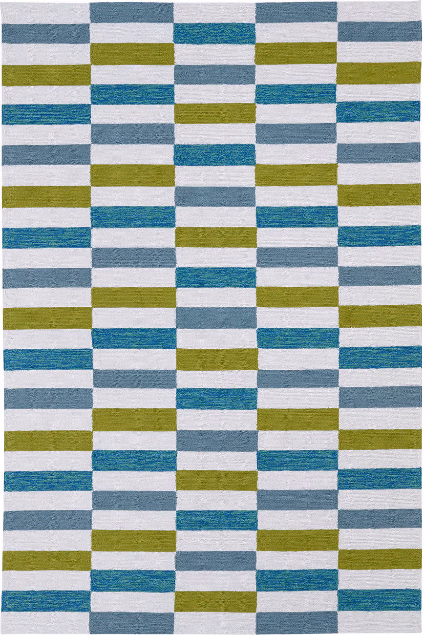 Modern Loom Matira Ivory Outdoor Patterned Modern Rug 3