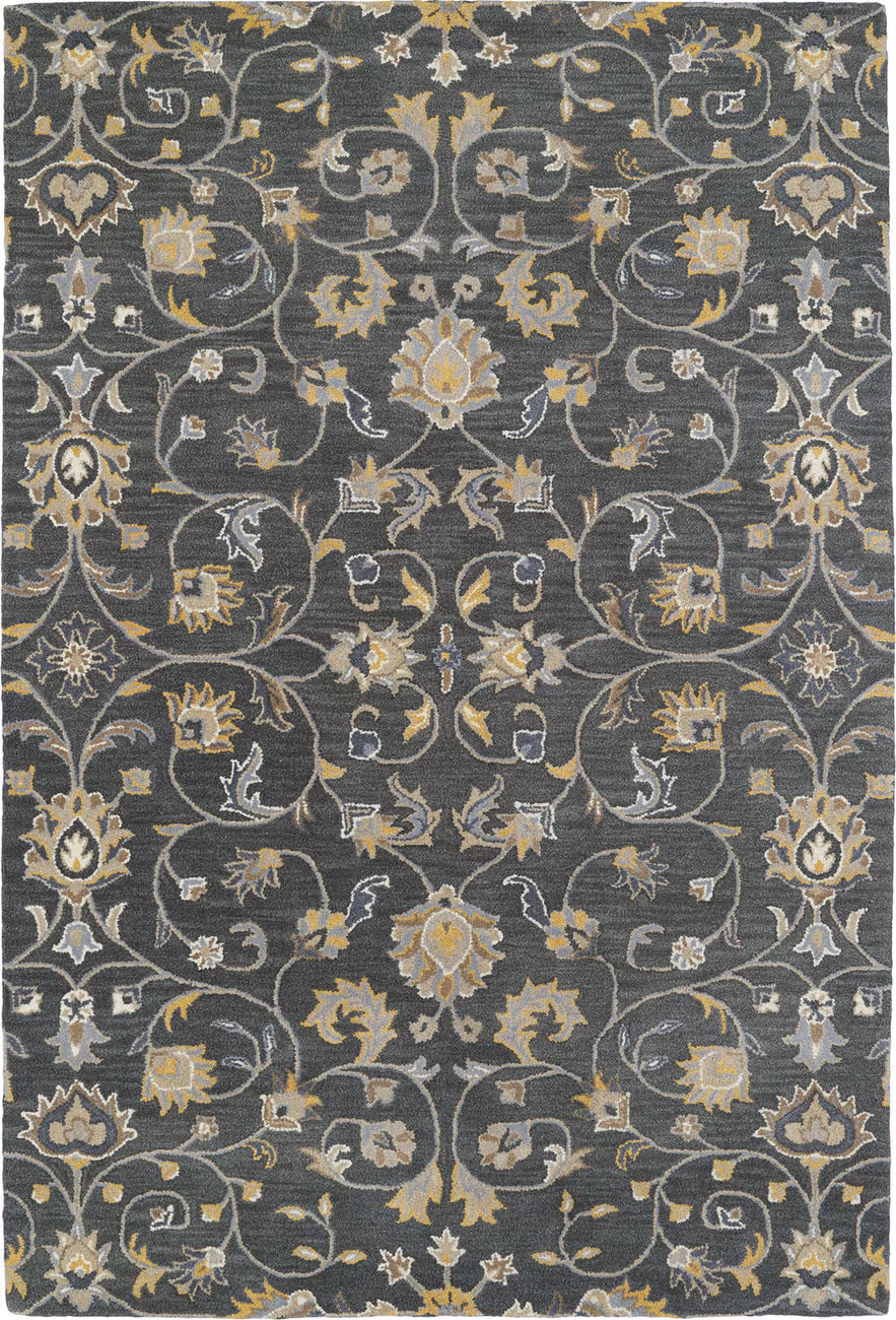 Modern Loom Middleton Hand Tufted Graphite Traditional Rug