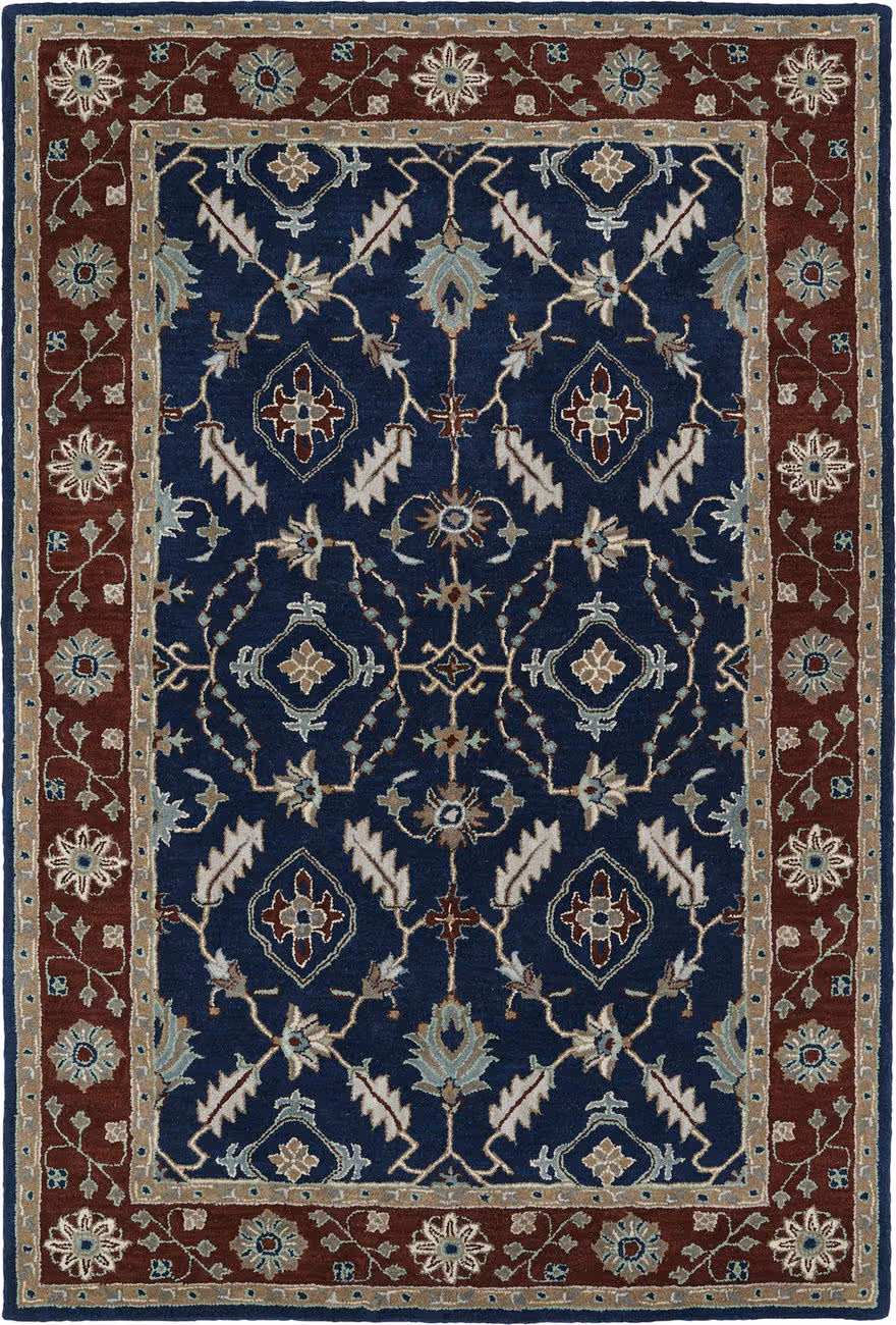 Kaleen Middleton Hand Tufted Navy Traditional Rug 2 From The Kaleen Middleton Hand Tufted Navy Traditional Rug 2
