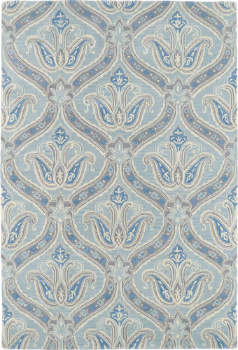 Modern Loom Melange Hand Tufted Spa Blue Transitional Rug Product Image