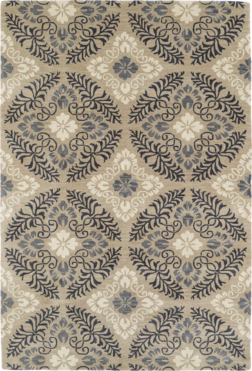 Modern Loom Melange Hand Tufted Mushroom Transitional Rug