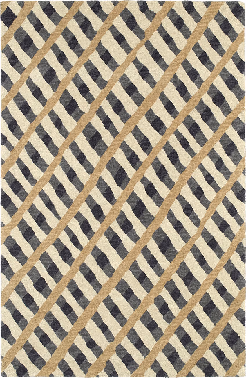 Modern Loom Pastiche Hand Tufted Grey Modern Rug 2