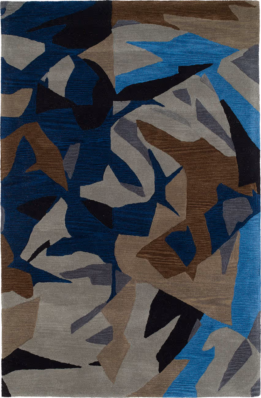 Modern Loom Pastiche Hand Tufted Black Modern Rug