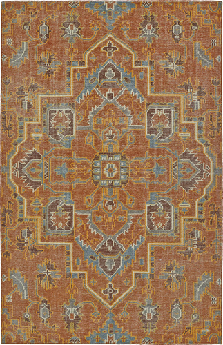 Modern Loom Relic Hand Knotted Paprika Transitional Rug Product Image