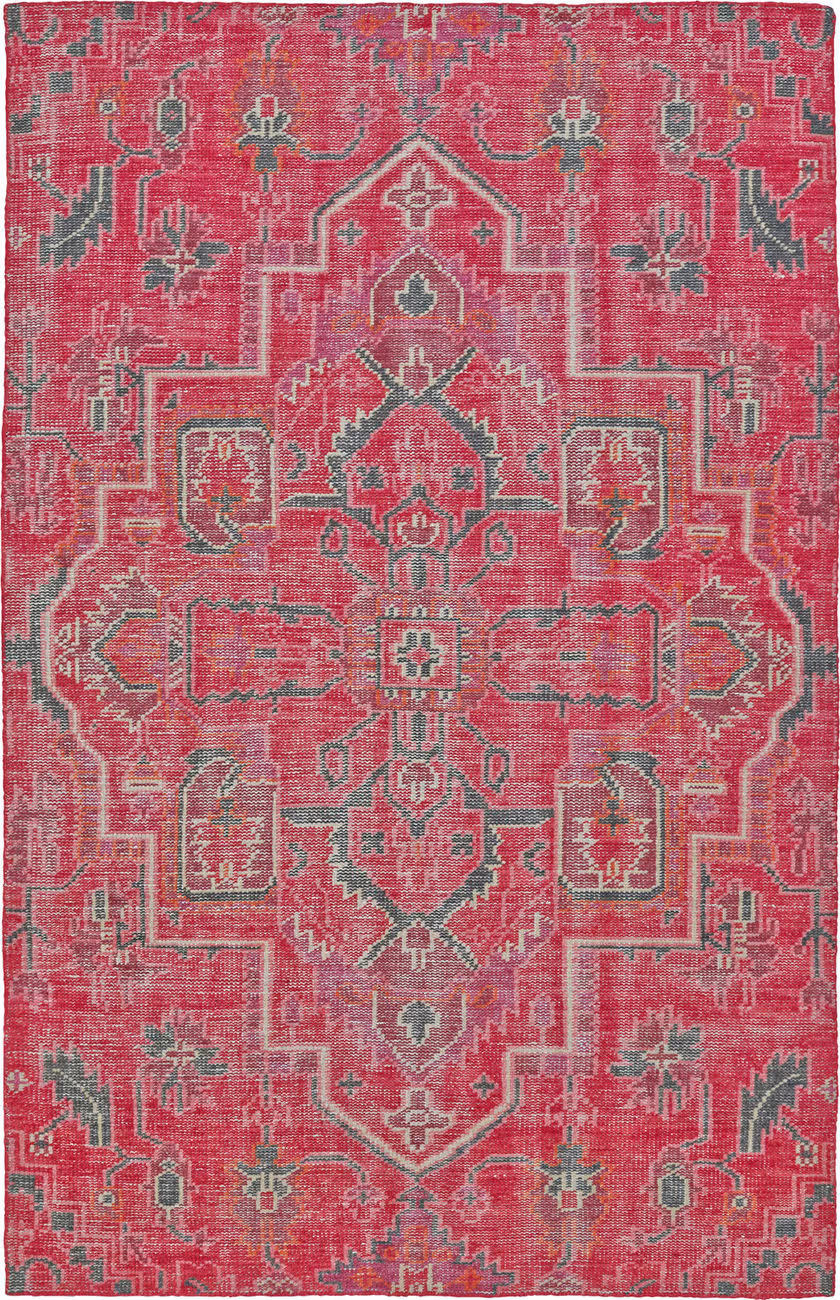 Modern Loom Relic Hand Knotted Pink Transitional Rug