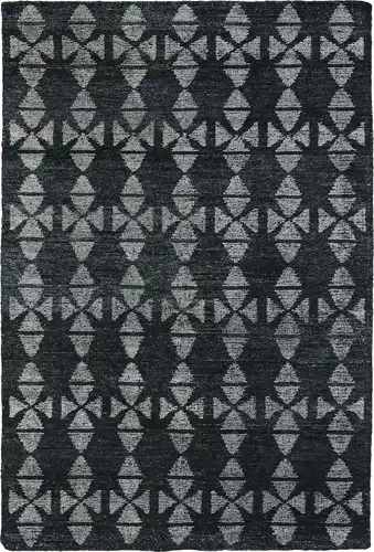 Modern Loom Solitaire Charcoal Patterned Modern Rug 2 Product Image