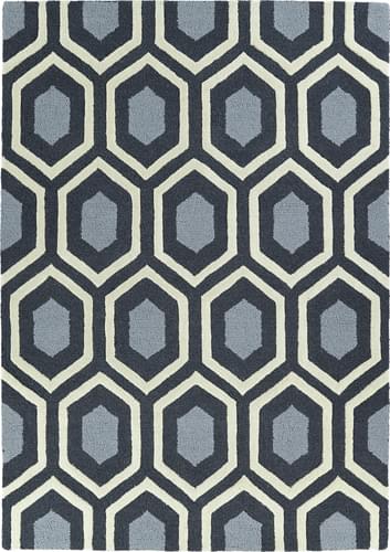 Modern Loom Spaces Charcoal Patterned Modern Rug Product Image