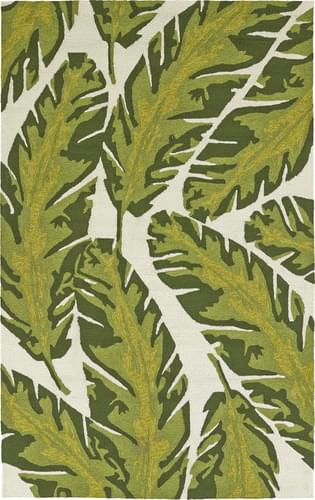 Modern Loom Yunque Ivory Outdoor Floral Contemporary Rug 2 Product Image