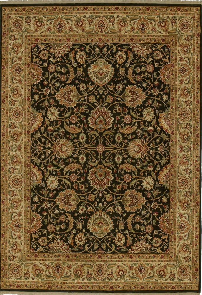 Empress Garden Old Republic Black Rug
