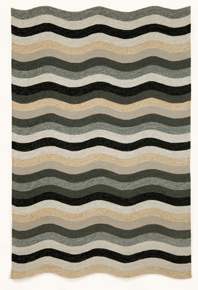 Carlton 1302 / 48 Waves Black Rug