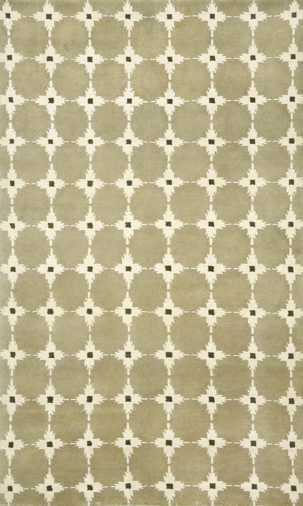 Palermo Squares Neutral Rug from the Tibetan Rugs collection at Modern