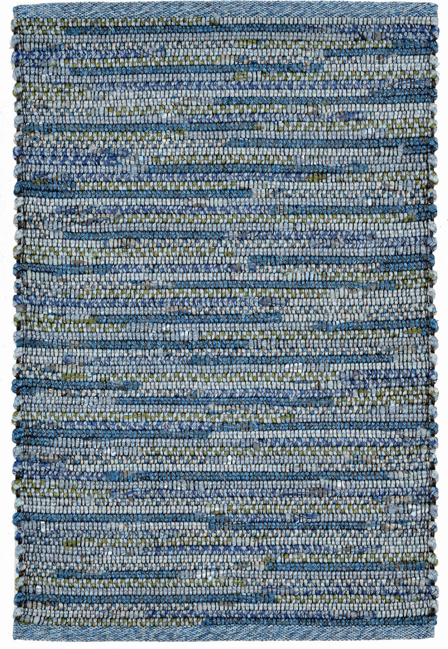 Trans Ocean Sahara Blue Outdoor Modern Rug from the Outdoor Rugs