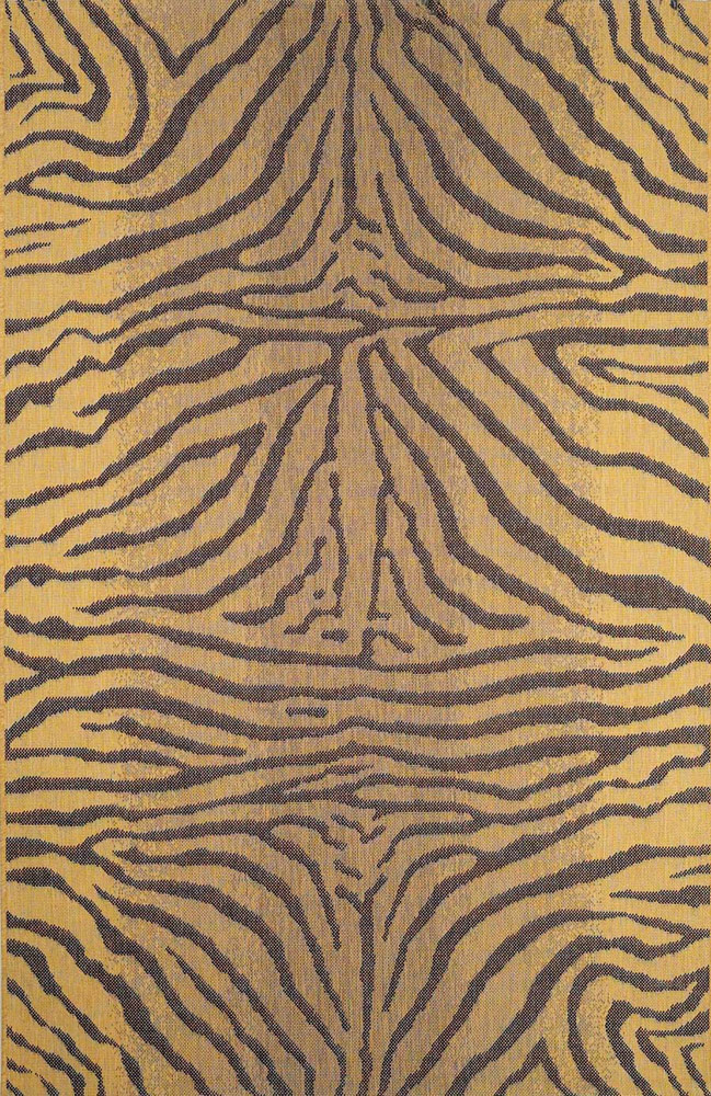 Terrace Zebra Brown Rug from the Outdoor Rugs collection at Modern Area