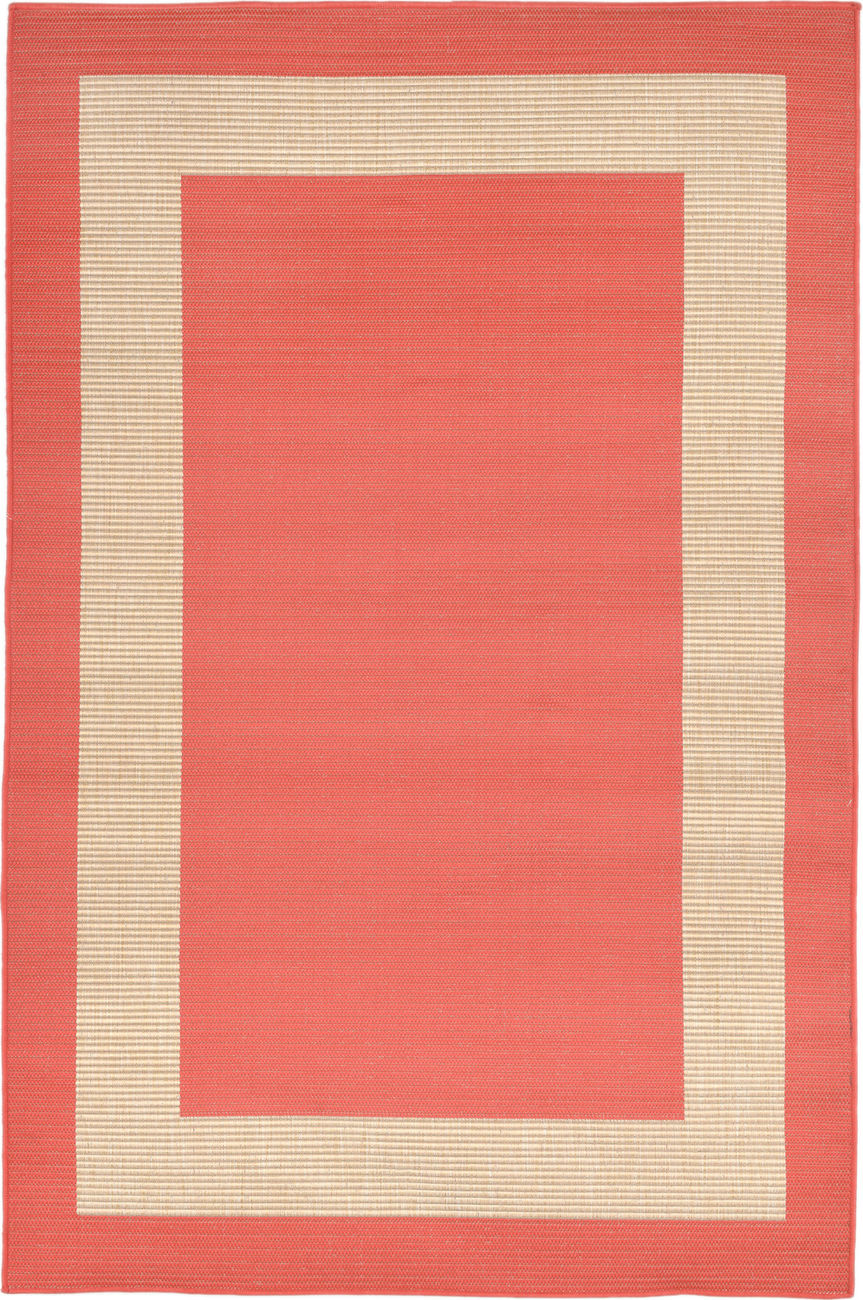 Trans Ocean Tulum Flatweave Ivory Outdoor Rug from the Outdoor Rugs