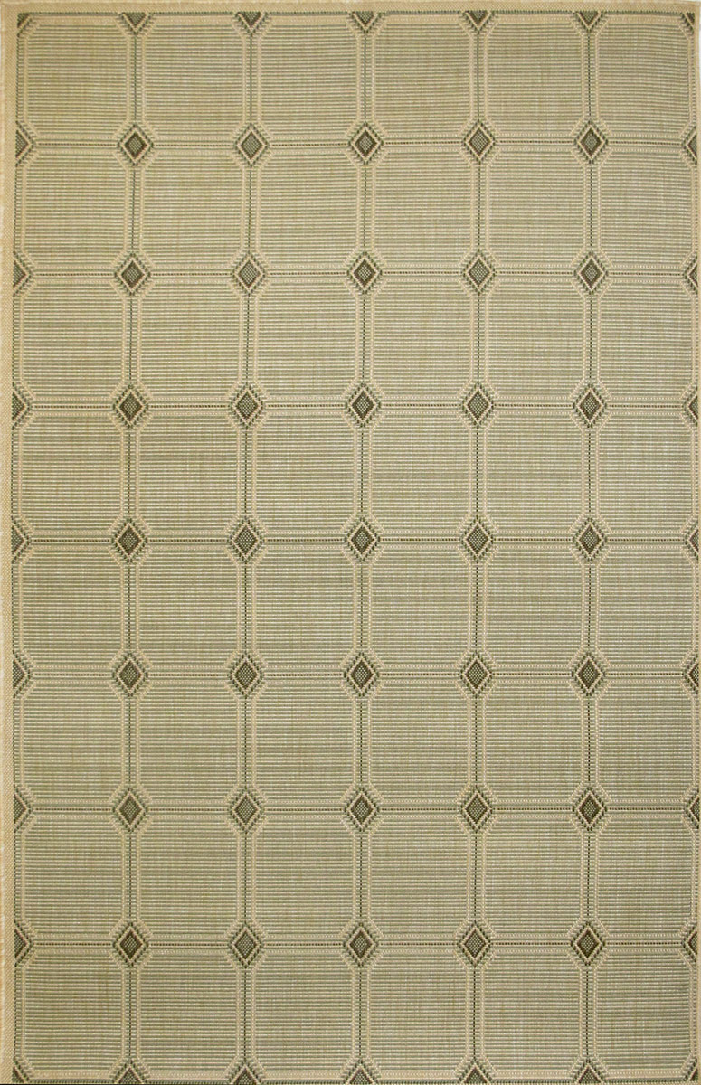 Terrace Tile Green 174466 Rug from the Outdoor Rugs collection at