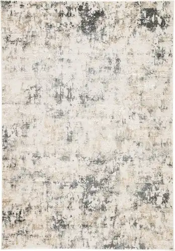 Modern Loom Living Cirque CIQ08 Arvo White Power Loomed Synthetic Rug Product Image