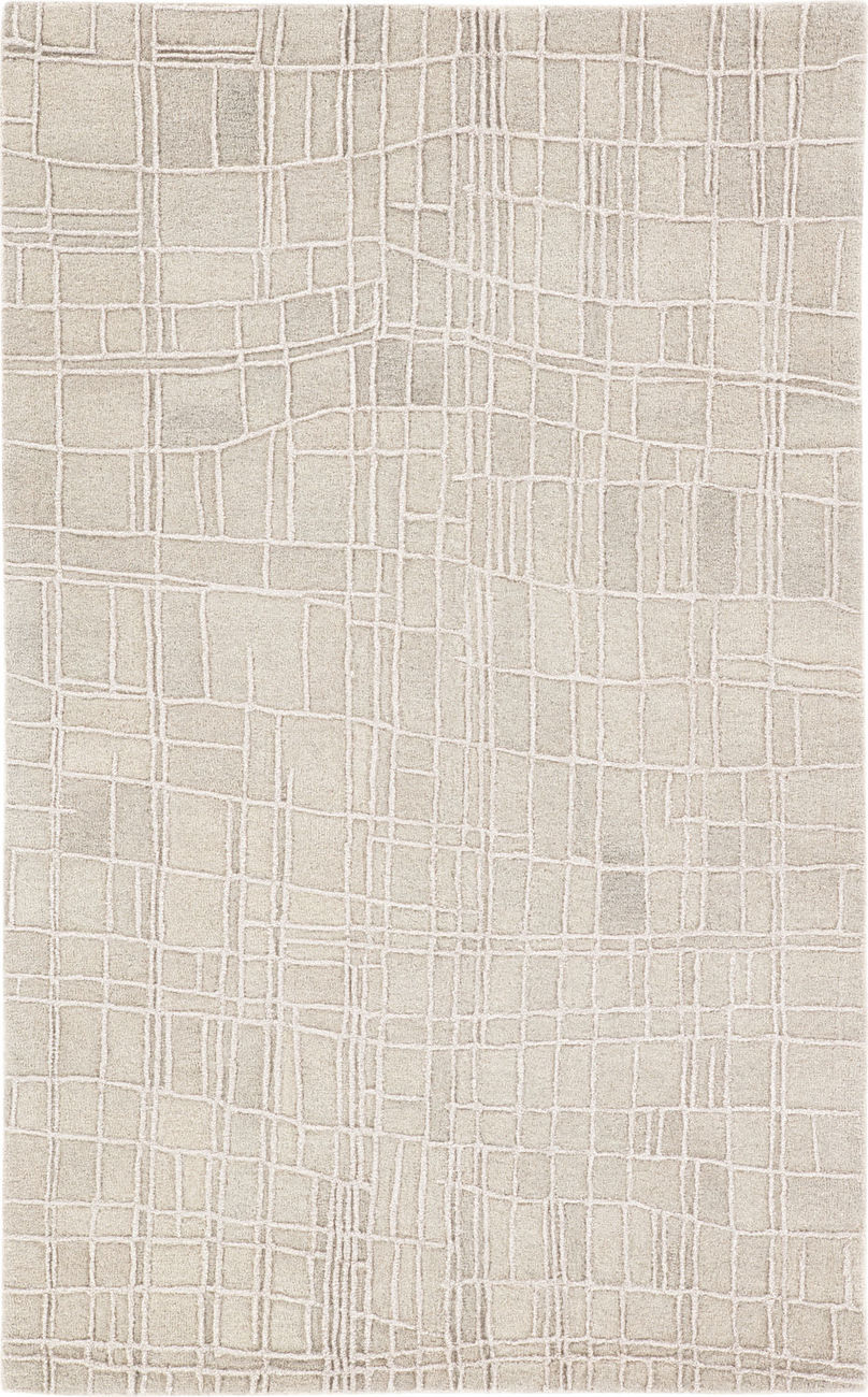 Jaipur Rugs City Boston Light Gray Abstract Rug from the Modern Rug