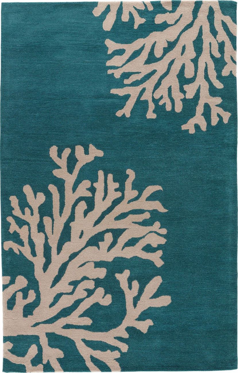 Jaipur Living Coastal Seaside Bough Hand Loomed Wool Clearance Rug from
