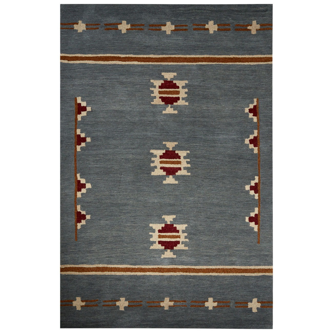 Jaipur Rugs Cabin Fir Blue Southwestern Rug from the Southwestern Style