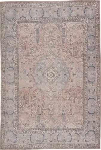Jaipur Living Kindred KND10 Pink Power Loomed Synthetic Rug Product Image