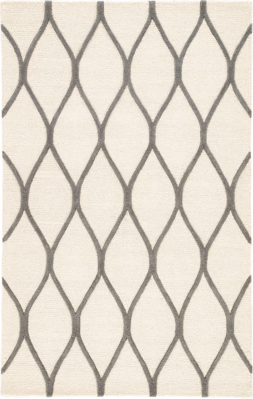 Jaipur Living Lounge LOE02 Marquia White Ivory Hand Loomed Wool Rug