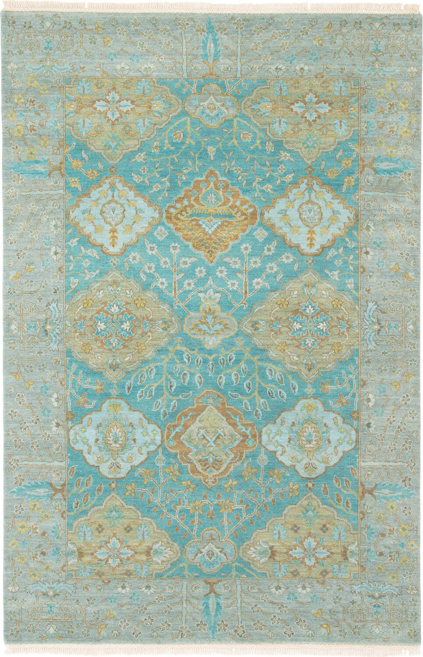 Modern Loom Living Opus OP30 Opus Allegro Green Hand Loomed Wool Rug