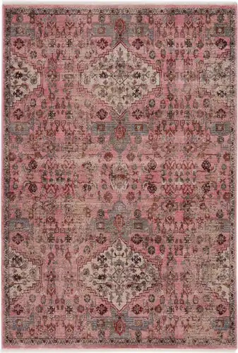 Modern Loom Living Zefira ZFA10 Pink Power Loomed Synthetic Rug Product Image