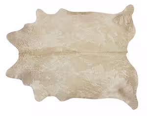 Pergamino Beige Cow Hide Rug 2 Product Image