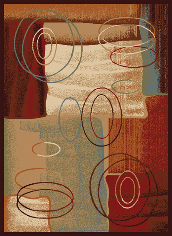 Modern Loom MultiColored Abstract Rug 8 from the Studio Rugs