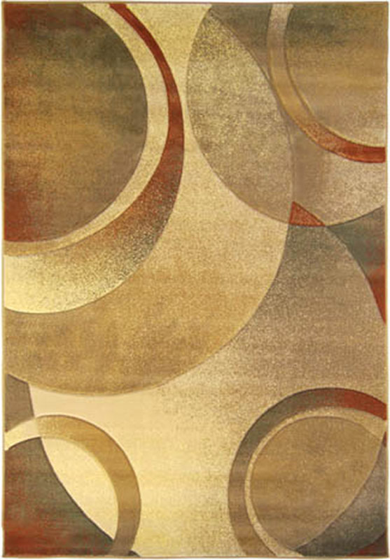 Modern Loom Beige Abstract Rug 15