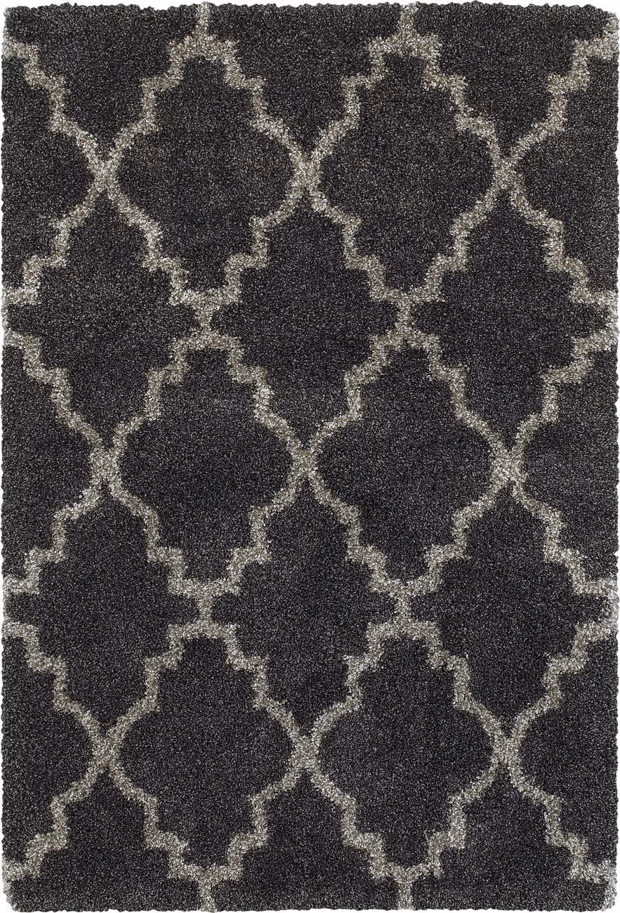 Modern Loom Henderson 7310_092K1 Charcoal Shag Rug