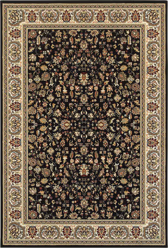Modern Loom Kashan 7310_108B1 Black Traditional Rug Product Image