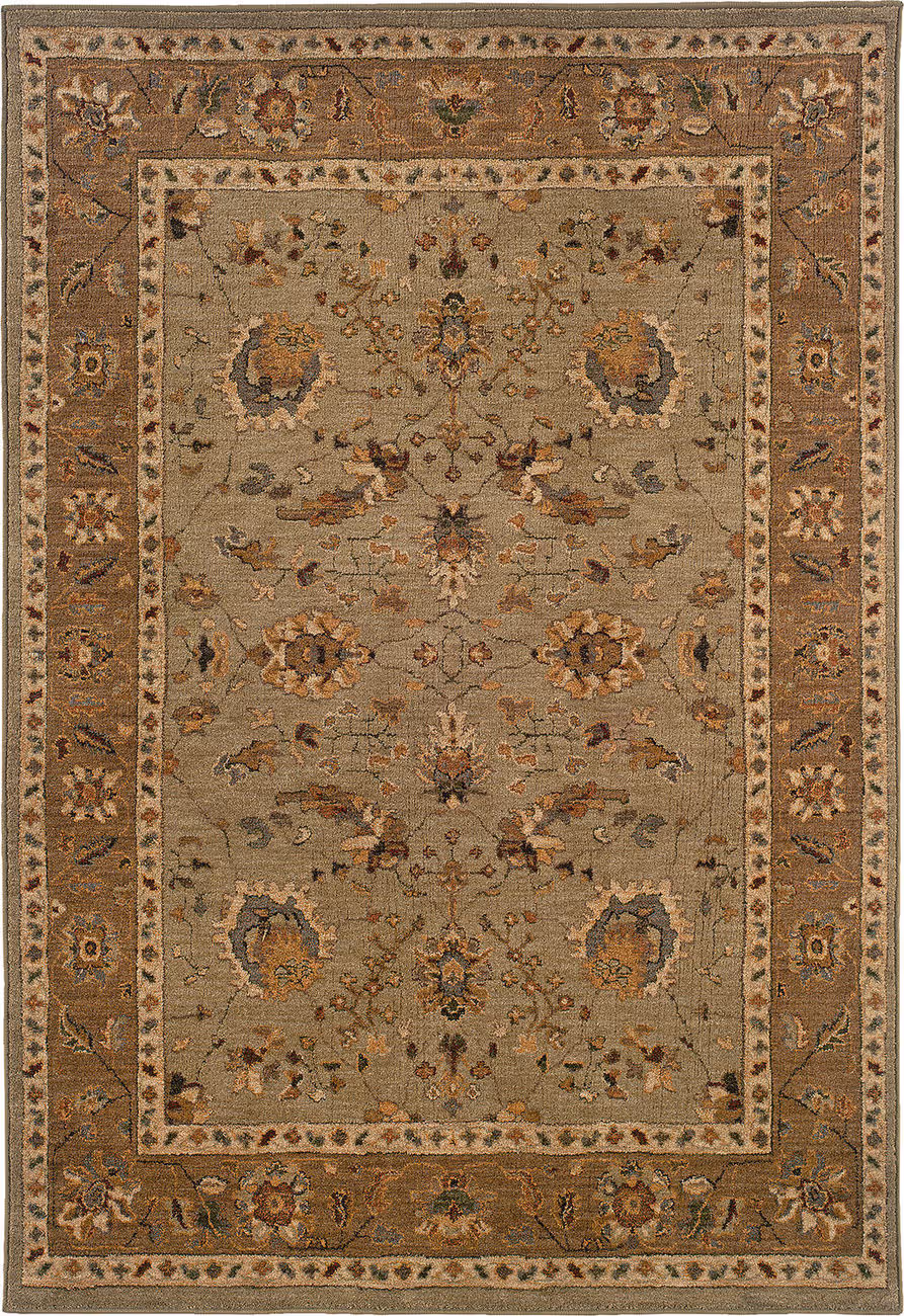 Modern Loom Infinity 7310_1104C Green Traditional Rug
