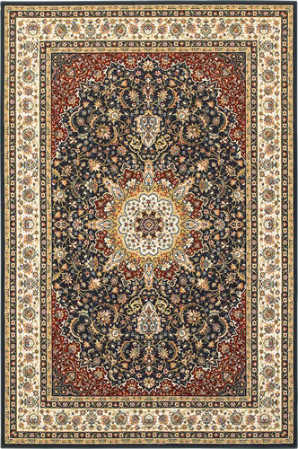 Modern Loom Kashan 7310_119U1 Navy Traditional Rug Product Image