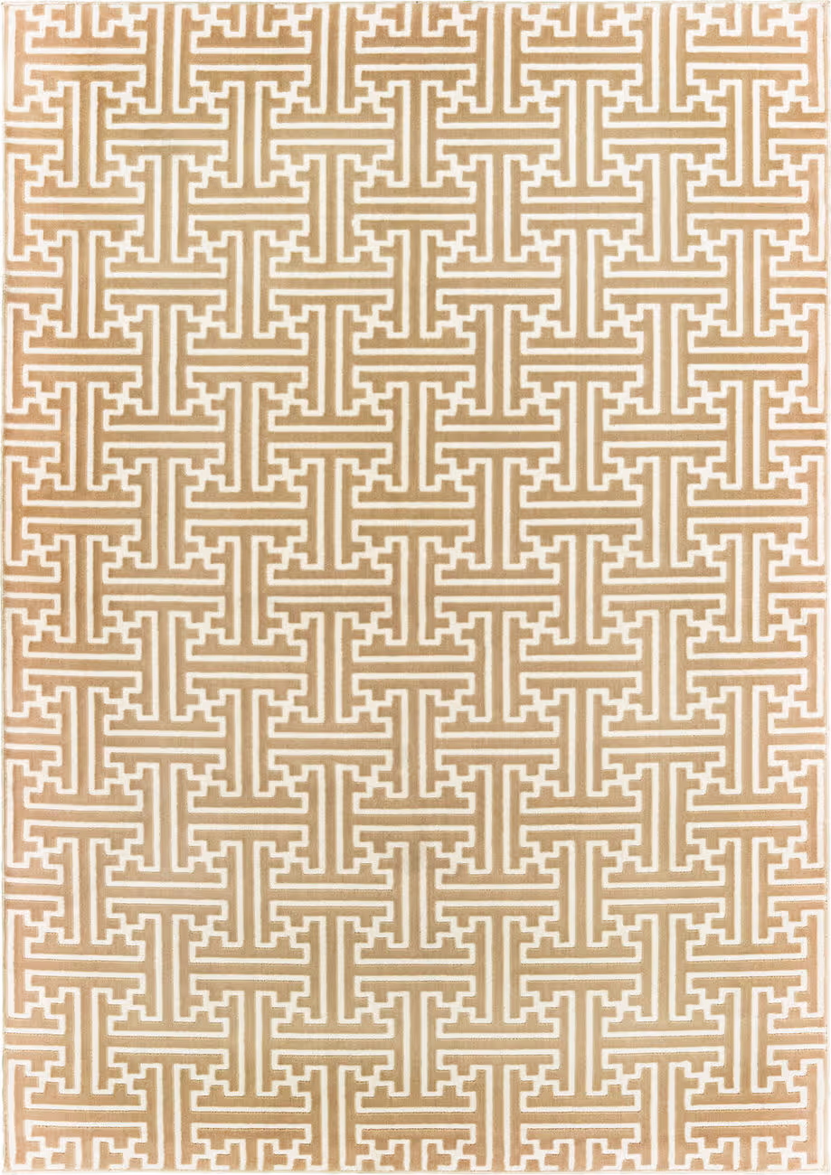 Modern Loom Bowen 7310_1333Y Gold Abstract Rug